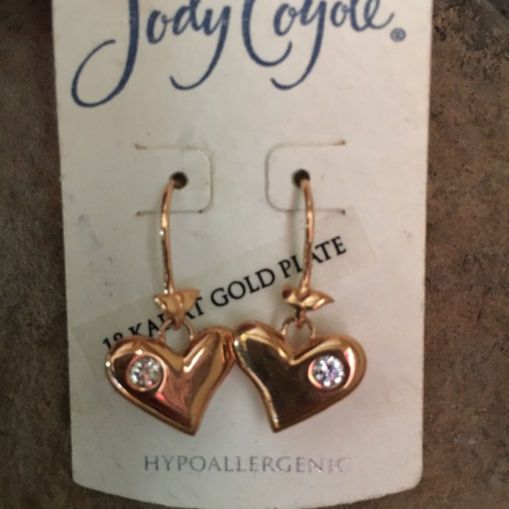JODY COYOTE—HEART SHAPE—EARRINGS